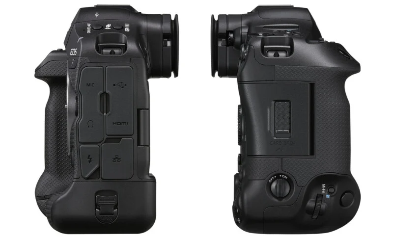 The EOS R1 has two CFexpress Type B memory card slots